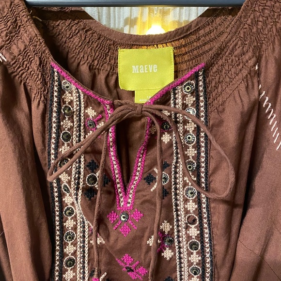 Maeve Marbella Dress Anthropologie - Picture 8 of 9